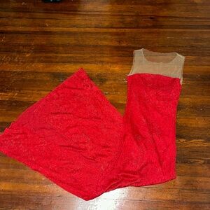 Cecilia Prado Red Gown Sz. S